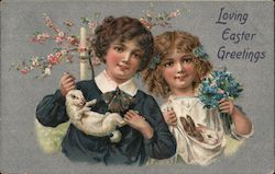 Loving Easter Greetings Postcard