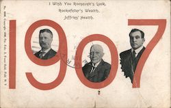 The Year 1907 Theodore Roosevelt Postcard Postcard Postcard