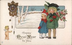 A Happy New Year to You Postcard