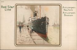 Red Star Line Postcard Postcard Postcard