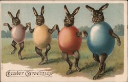 Easter Greetings Postcard