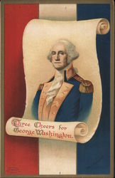 Three Cheers for George Washington Postcard