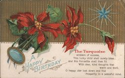 Turquoise: A Happy Birthday Postcard