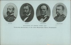 Souvenir of Grand Army Day, Thirty First Anniversary of the John Wanamaker Store, Philadelphia Postcard