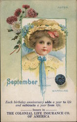 September The Colonial Life Insurance Co. of America Postcard