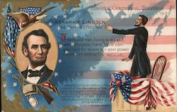 Abraham Lincoln - The Martyred President President's Day Postcard Postcard Postcard