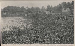 Hundreds of People on Beach in India Postcard Postcard Postcard