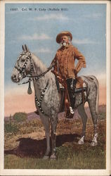 Col. W.F. Cody (Buffalo Bill). Cowboy Western Postcard Postcard Postcard