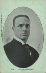 Wm. A. Sunday, Evangelist Billy Sunday Postcard Postcard Postcard