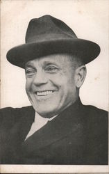 Billy Sunday with a Hat and a Smile Postcard