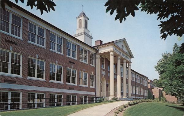 bedford-high-school-pennsylvania-postcard