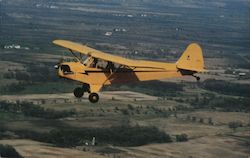 J-3 Piper Club Aircraft Postcard Postcard Postcard