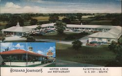 Howard Johnson's Motor Lodge and Restaurant Postcard