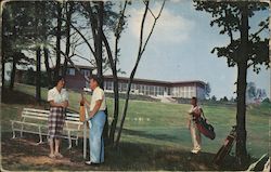 Concord Hotel, Club House at Concord International Golf Course Postcard