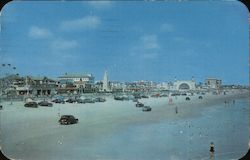 Beach Scene Daytona Beach, FL Postcard Postcard Postcard