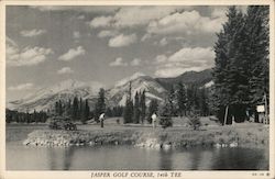 Jasper Golf Course, 14th Tee Alberta Canada Postcard Postcard Postcard