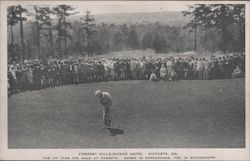 Forrest Hills Ricker Hotel - The 177 yard 4th Hole - Green in Foreground, Tee in Background Postcard