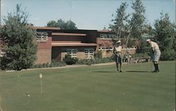 The Concord Hotel - The All Year All Sports Resort - Putting Green & Club House Postcard