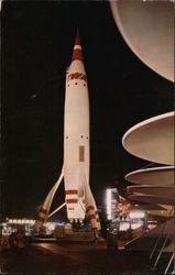 Disneyland/TWA Rocket Postcard