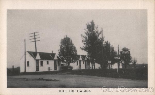 Hilltop Cabins East Dubuque Il Postcard