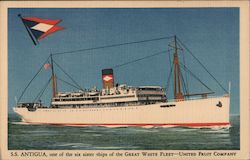 S.S. Antigua Boats, Ships Postcard Postcard Postcard