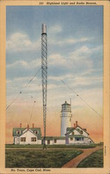 Highland Light and Radio Beacon Postcard