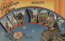 Greetings From Albany Postcard