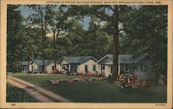 Cottages at Potash Sulphur Springs Hot Springs National Park Postcard Postcard Postcard