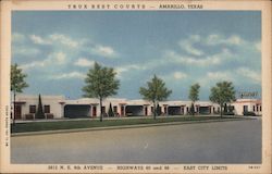 True Rest Courts Amarillo, TX Postcard Postcard Postcard