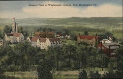 General View of Westminster College New Wilmington, PA Postcard Postcard Postcard