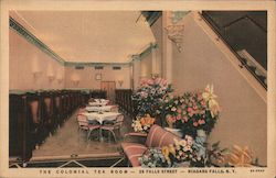 The Colonial Tea Room Niagara Falls, NY Postcard Postcard Postcard