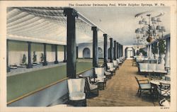 The Greenbrier Swimming Pool White Sulphur Springs, WV Postcard Postcard Postcard