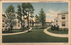 Country Club Apartments Greensboro, NC Postcard Postcard Postcard