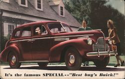 4 Door Buick Sedan Cars Postcard Postcard Postcard