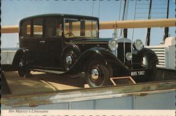 Her Majesty's Limousine Postcard