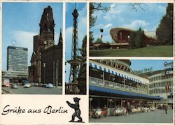 Berlin - Congresshall Kranzlereck Postcard