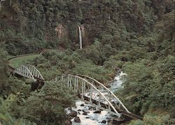 Aie Mantjua Anai or Anai Waterfall Sumatra, Indonesia Southeast Asia Postcard Postcard Postcard