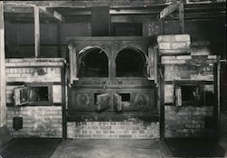 Dachau Concentration Camp Old Crematorium Ovens Postcard