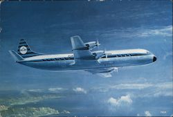 KLM's Lockheed prop-jet Electra II Aircraft Postcard Postcard Postcard