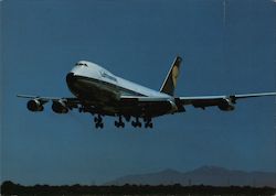 Lufthansa - Boeing Jet 747 Postcard