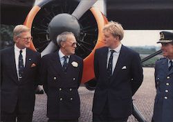 Departure of Willem Alexander as a pilot at Soesterberg Postcard