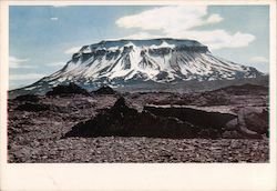 Iceland : Herdubreid (a famous mountain) Postcard