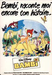 Euro Disney Bambi, Walt Disney Postcard