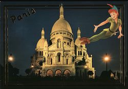 Euro Disney La Basilique du Sacre-Coeur de Montmartre Postcard