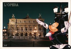 Euro Disney Le Theatre de l'Opera (1862-1875) Postcard