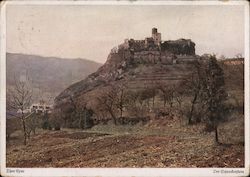 Nazi-Era Střekov Castle Postcard