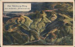 Nazi-Era Der Nurburg-Ring bei Adenau (Rheinland) Postcard