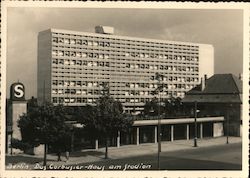 Nazi-Era Berlin - Corbusier House next to Olympia Stadium Postcard