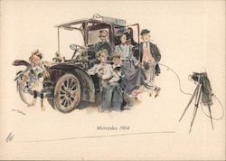 Mercedes 1904 Postcard