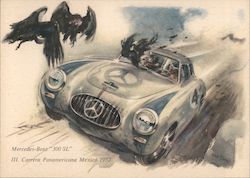 Mercedes-Benz 300SL Carrera Panamericana Mexico 1952 Stuttgart, Germany Cars Postcard Postcard Postcard